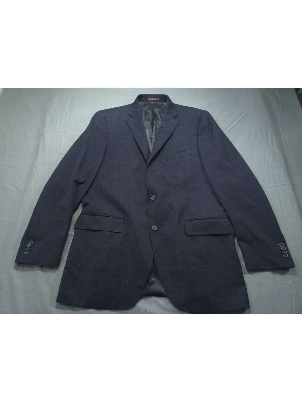 Peter Millar Blazer Mens 42 Long Navy Blue Wool Sport Coat Jacket Tall USA
